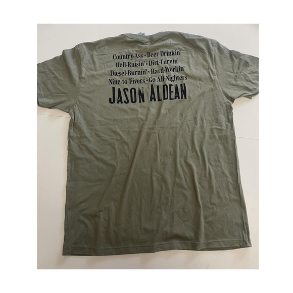 New Jason Aldean Highway Desperado Tough Crowd T-Shirt Mens X-Large - Picture 5 of 6